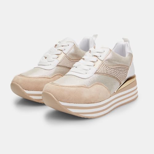 Bata Sneakers Femme Plateforme 3,5 cm baskets confort ville