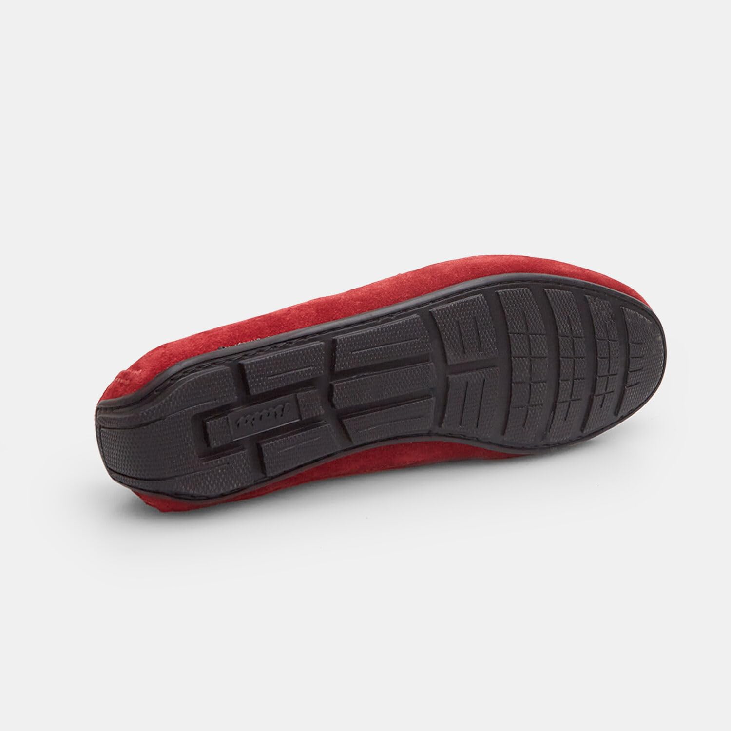 Bata Mocassins Homme suédine rouges confort cuir