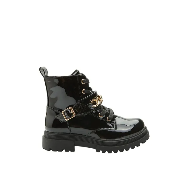 Bata bottines fille chaîne brillantes antidérapantes