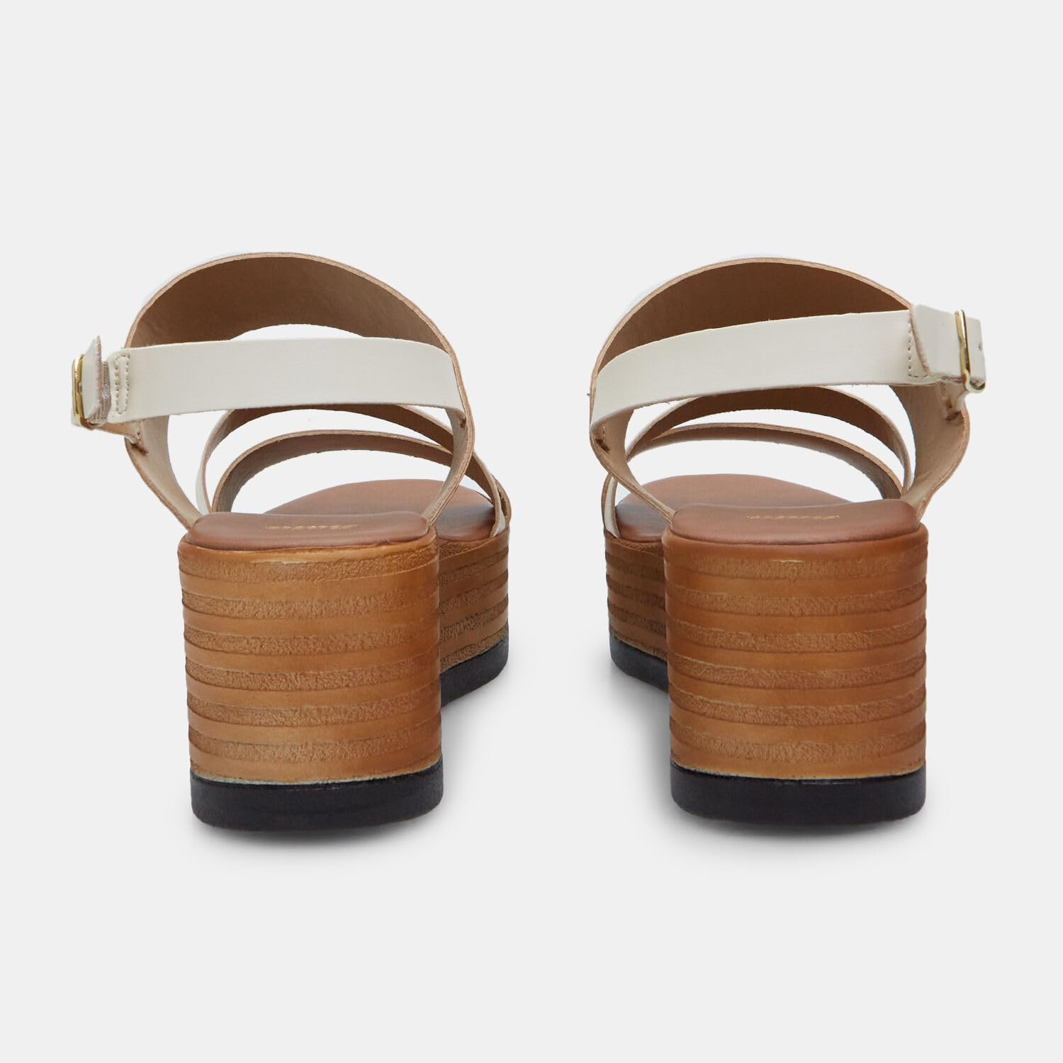 Bata Sandales Cuir Femme Plateforme 6,5 cm Chic