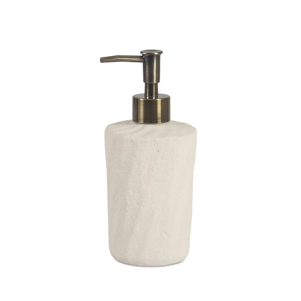 Andrea House Baño distributeur savon céramique beige Sand