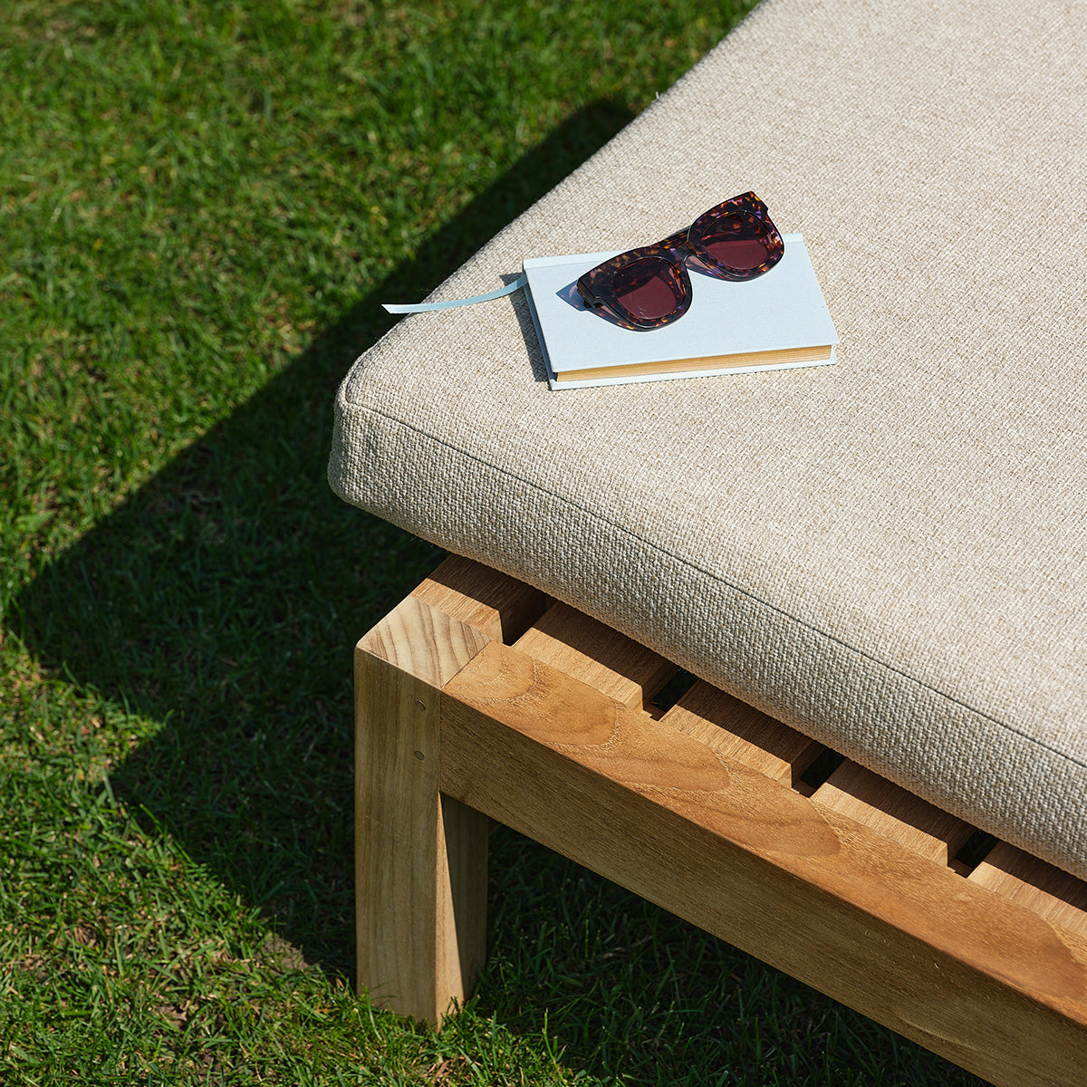 Berah Getah Palombaggia bain de soleil double teck beige chiné