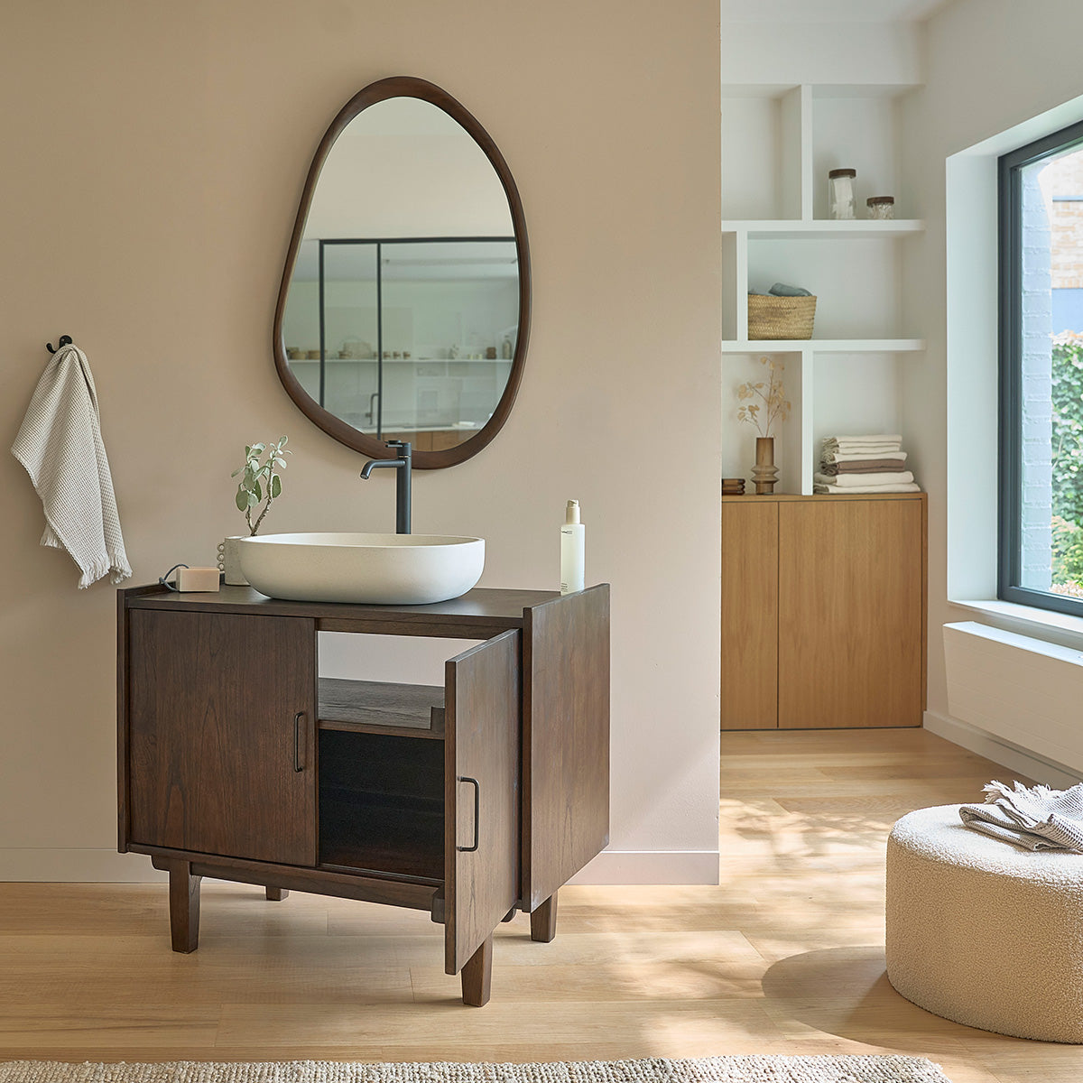 Berah Getah Vintage meuble salle de bain mindi 90 cm