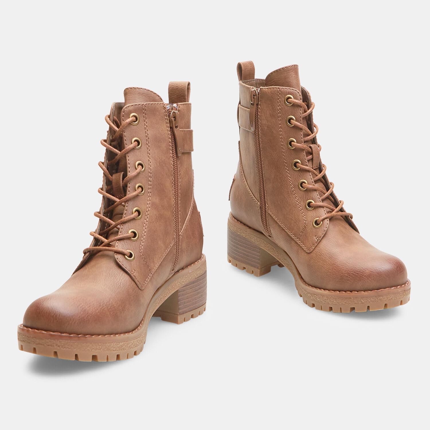 Bata Bottines femme zip boucles boots ville confort