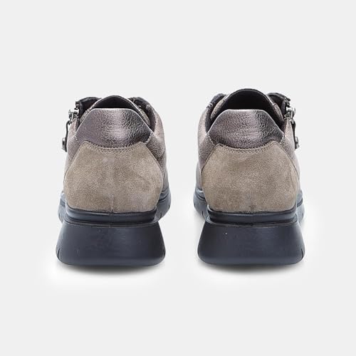 Bata Chaussures à lacets zippée femme confortable