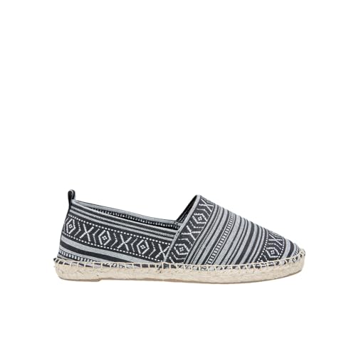 Bata Espadrilles Homme Toile Marron Motifs