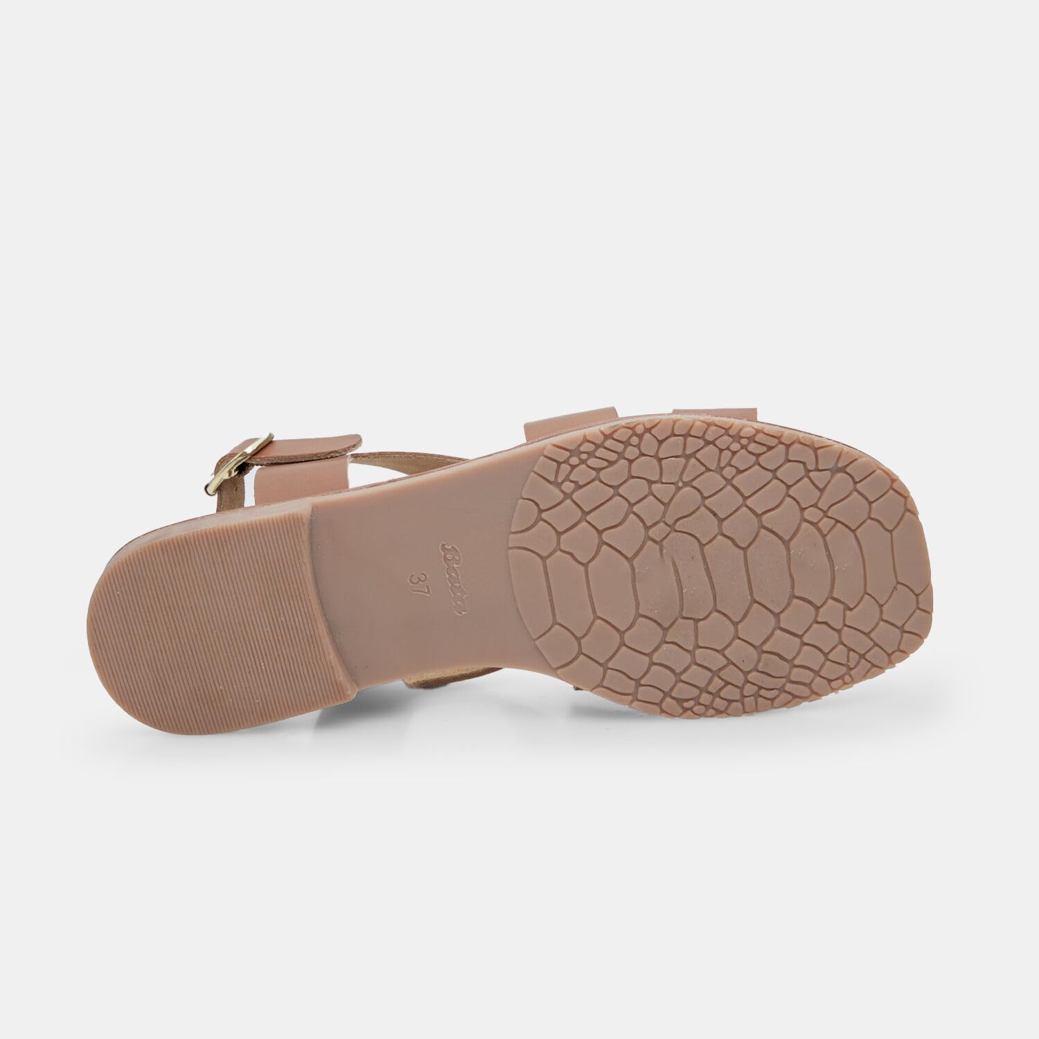 Bata Sandales Cuir Femme Boucle Cheville Cuir