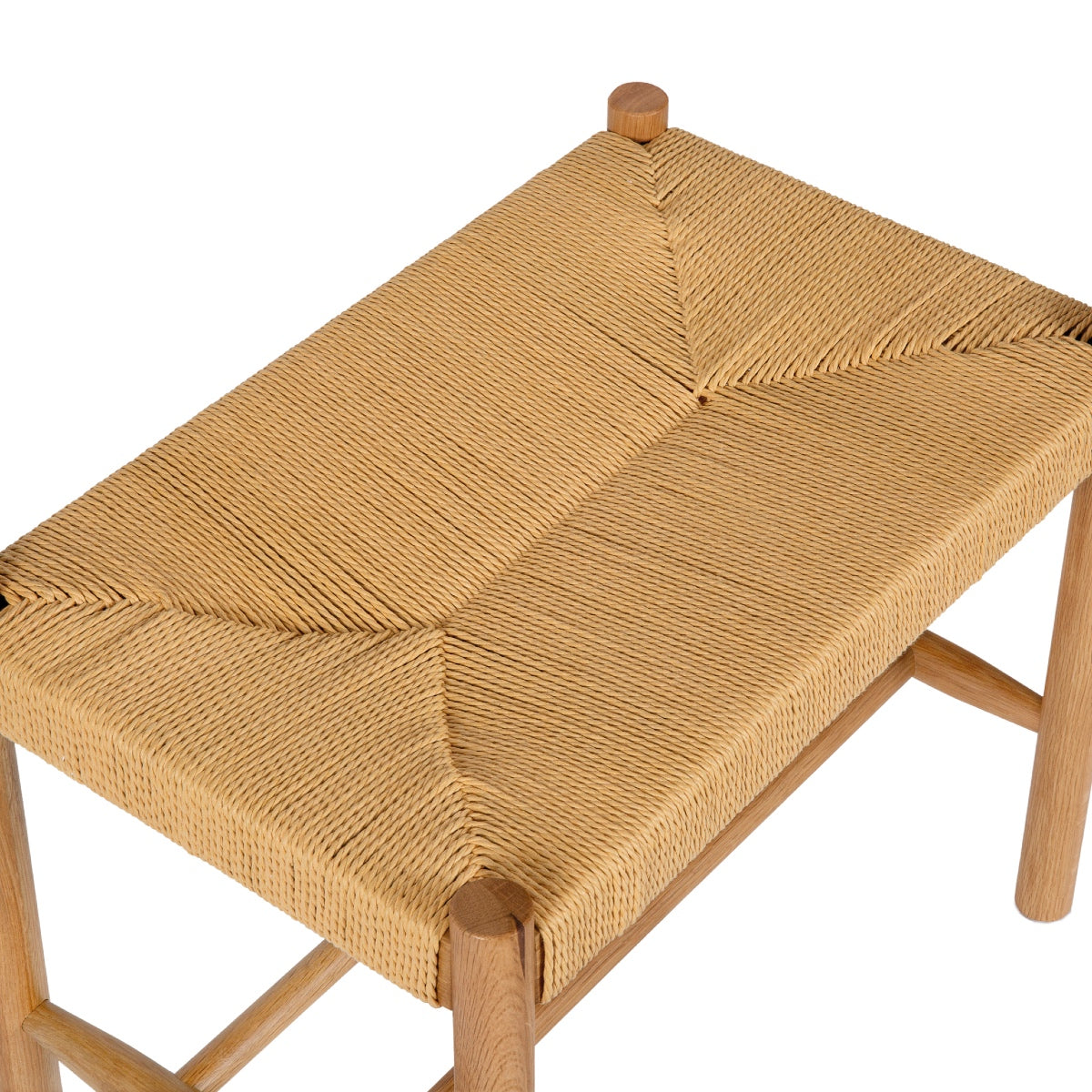 Andrea House tabouret bois chêne classique bain