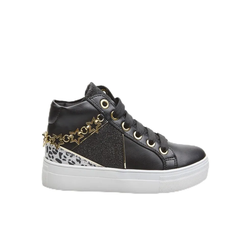 Bata Sneakers montantes fille chaine etoile baskets ville