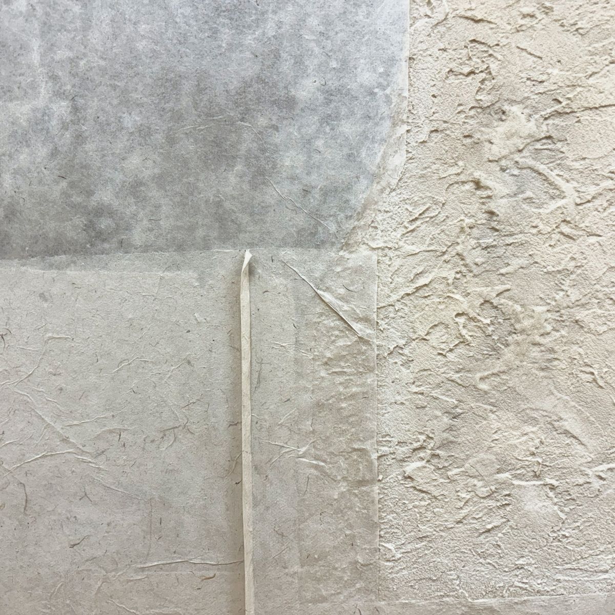 Andrea House Ubud tableau abstrait blanc beige 80x100 cm