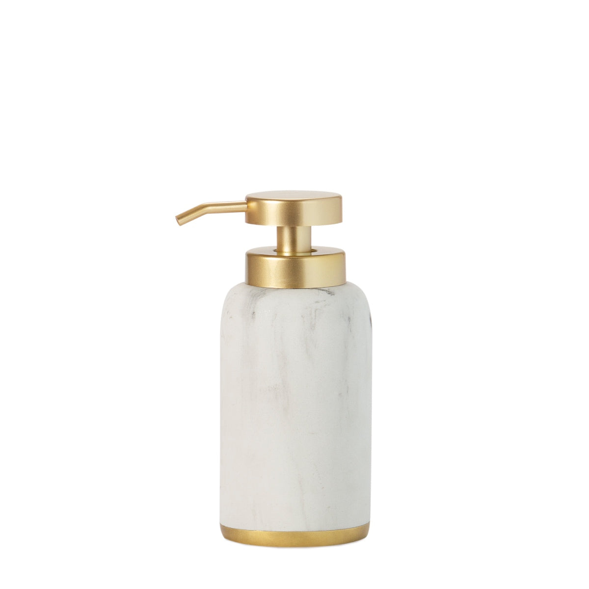 Andrea House Distributeur savon blanc marbré