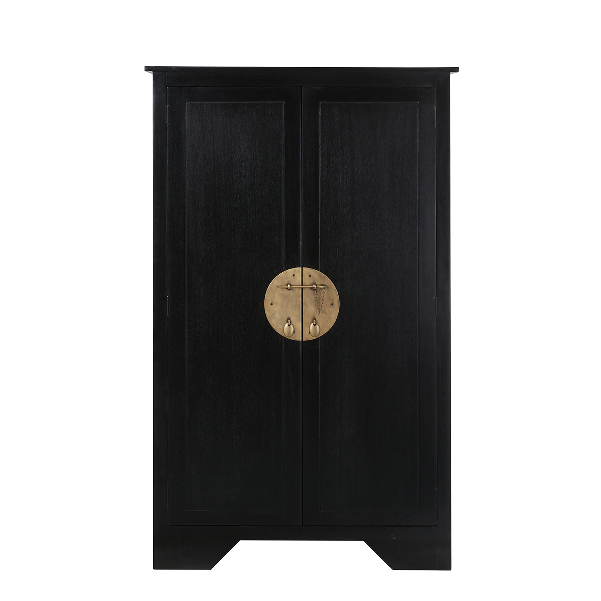 Berah Getah Nusa armoire acajou massif 105 cm noire