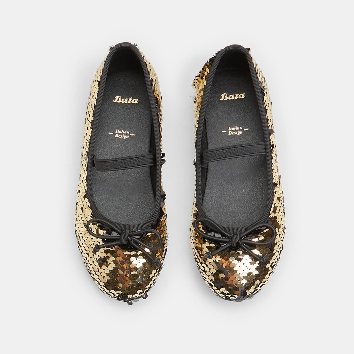 Bata Ballerines Fille Nœud Élastique Confort Quotidien