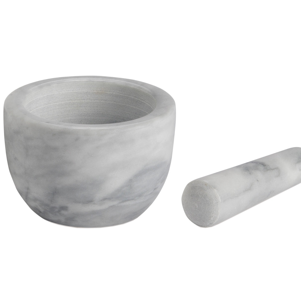 Andrea House Cocina mortier marbre blanc avec pilon