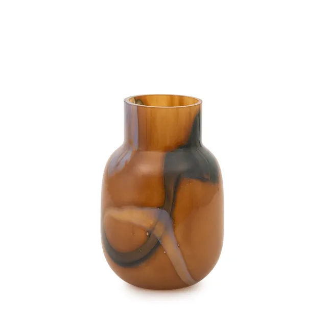 Andrea House Acapulco vase décoratif verre Ø14x20