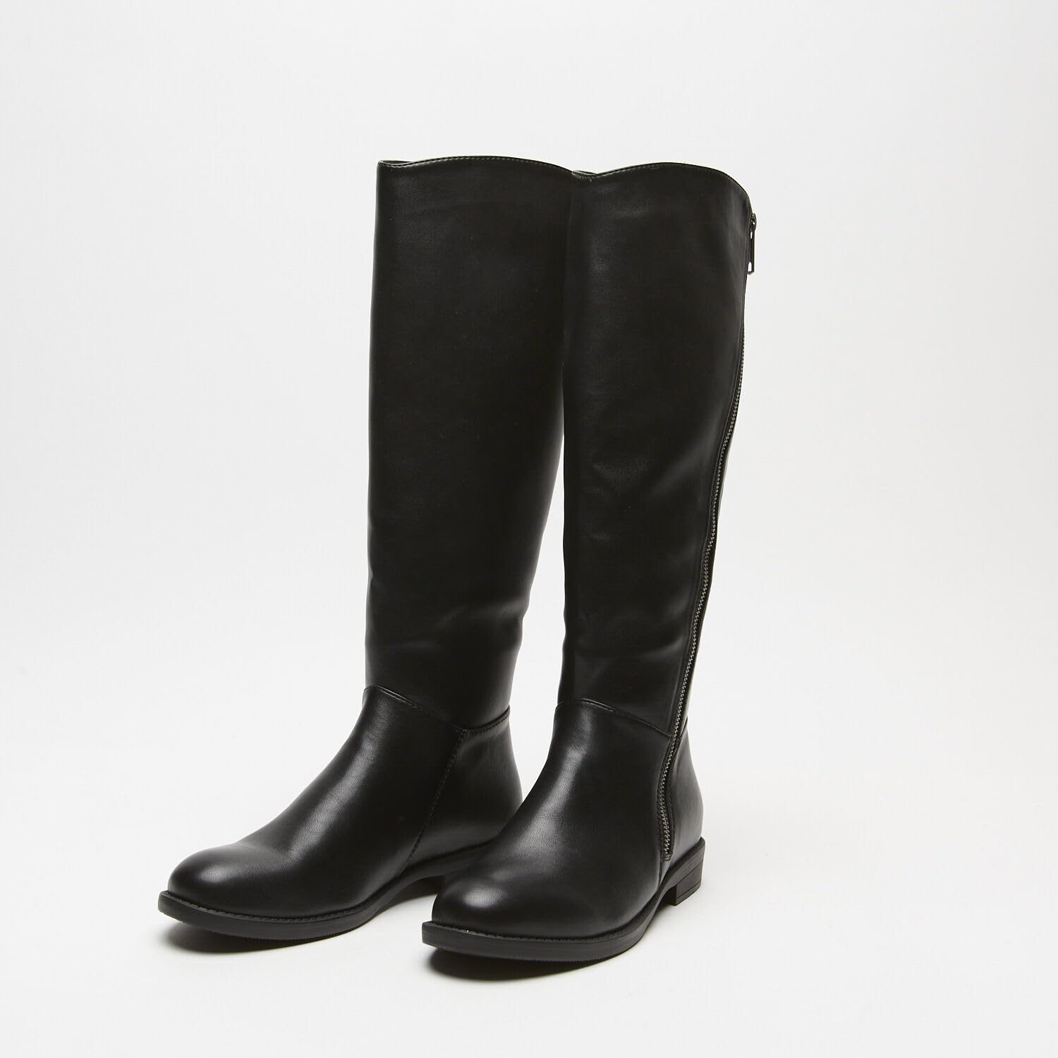 Bata Bottes bottes femme similicuir zip montantes