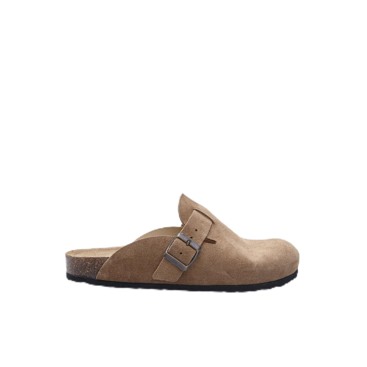 Bata Sandales Mules en suède homme confortables