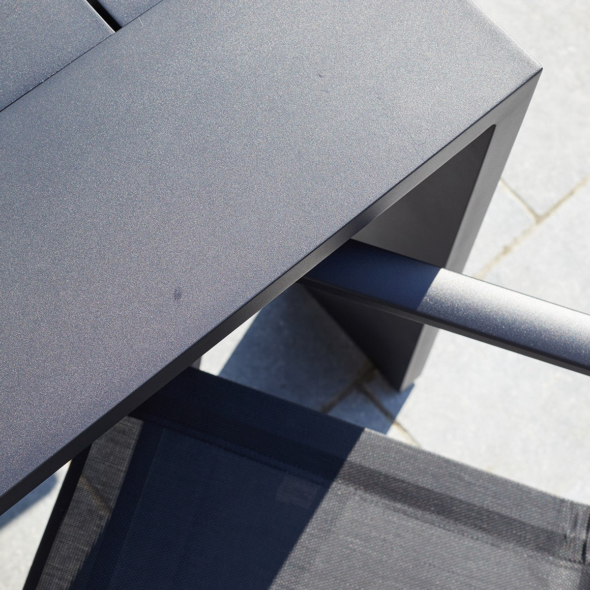 Berah Getah Ibiza table jardin alu noir 6 pers.