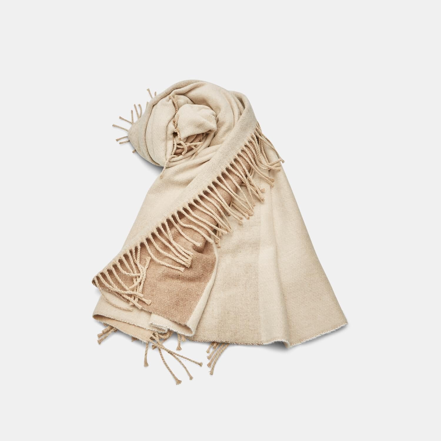 Bata foulard à franges femme coton 170 cm