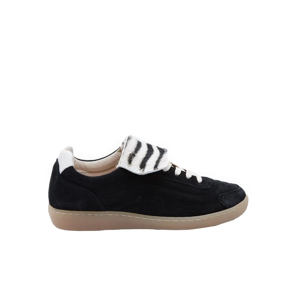 Bata Sneakers Femme Languette Noires Confort