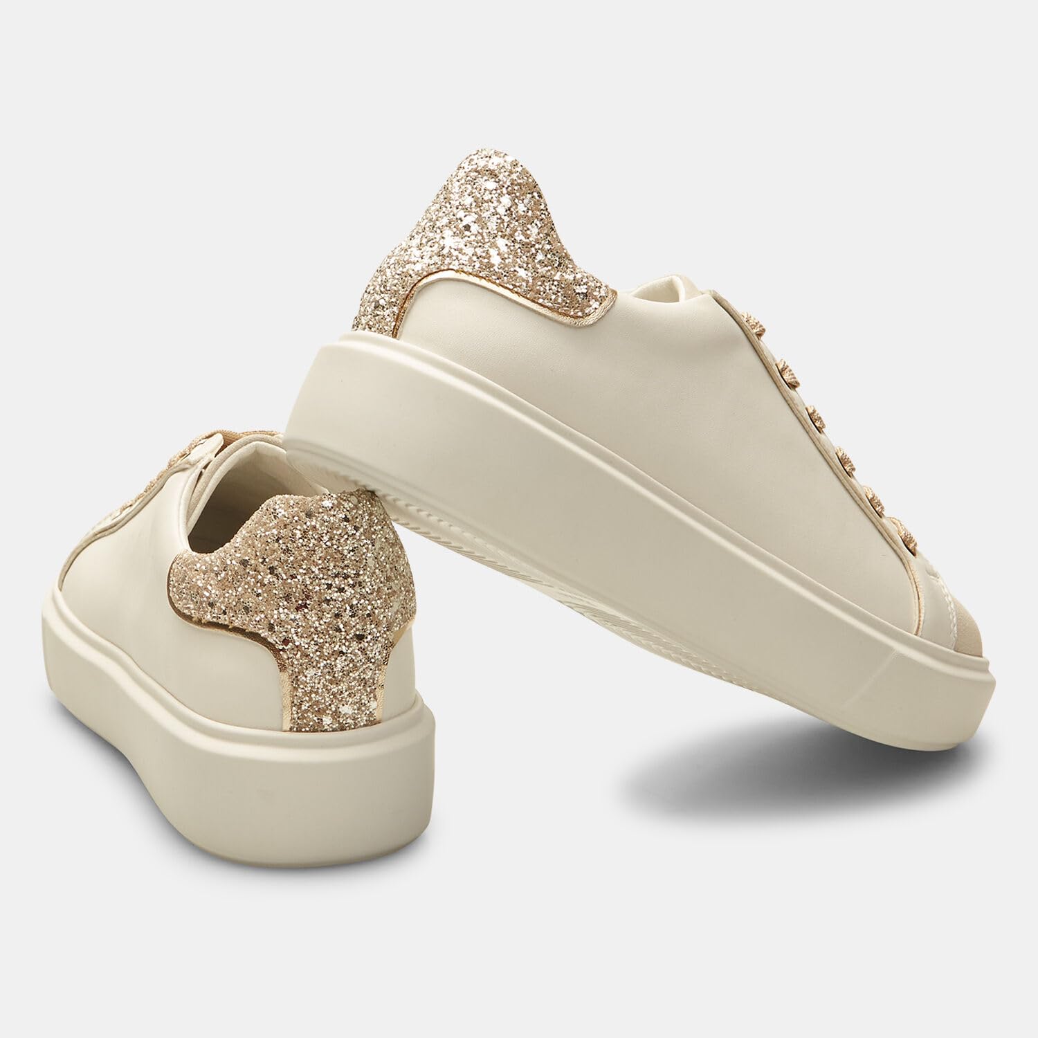 Bata sneakers femme pailleté talon 4 cm