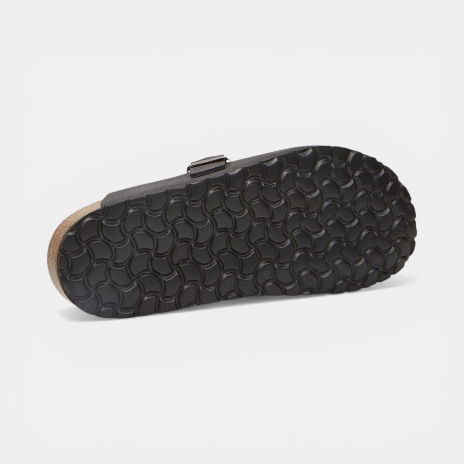Bata mules nubuck homme boucle métal confort