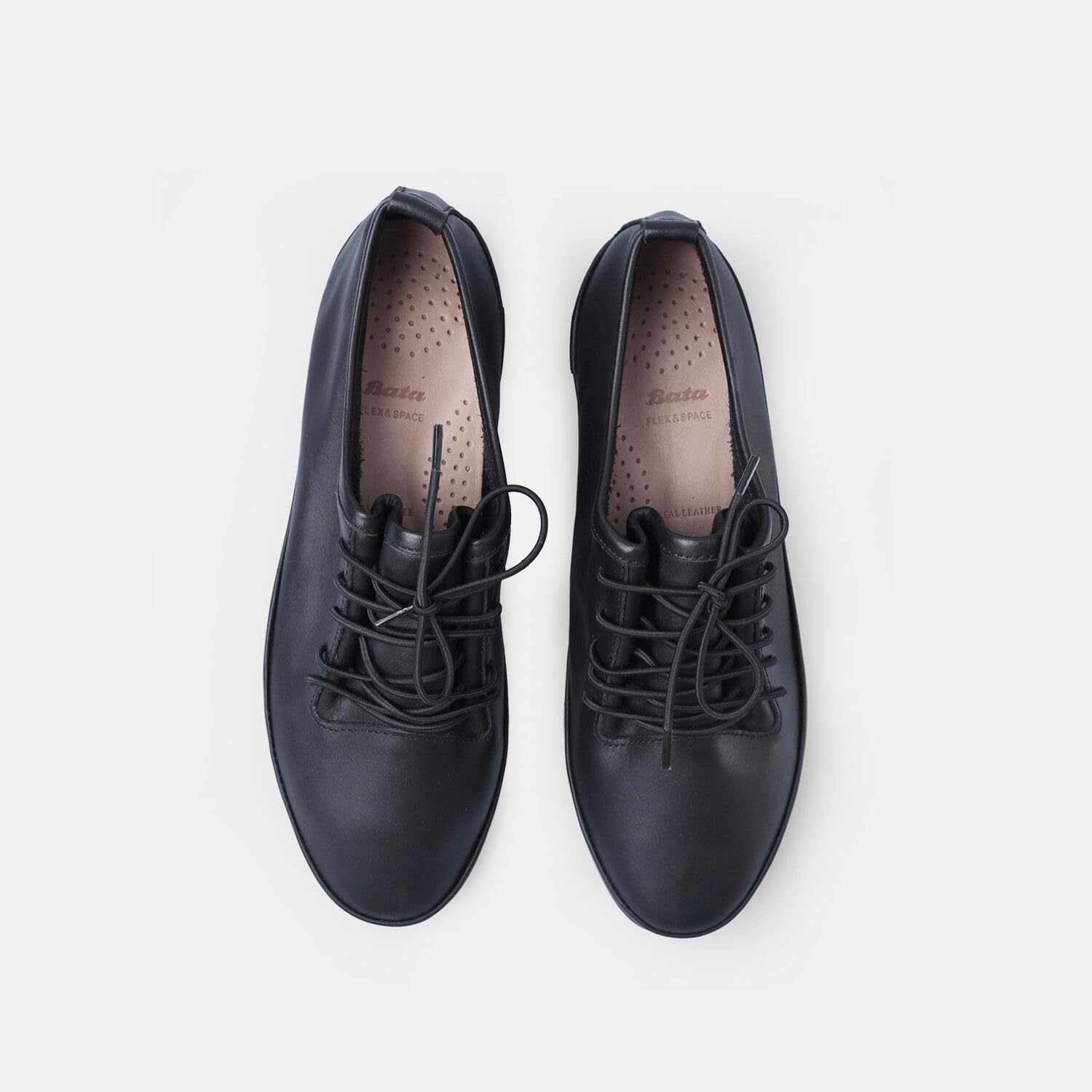 Bata Chaussures à lacets cuir femme derbies plates confort