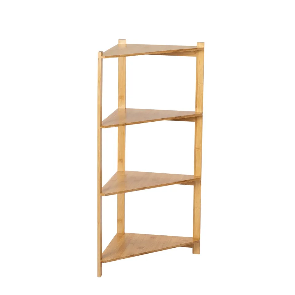 Andrea House Baño étagère angle bambou beige nordique