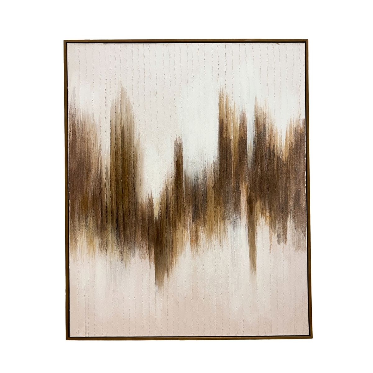 Andrea House Guadalupe tableau abstrait 80x100 blanc