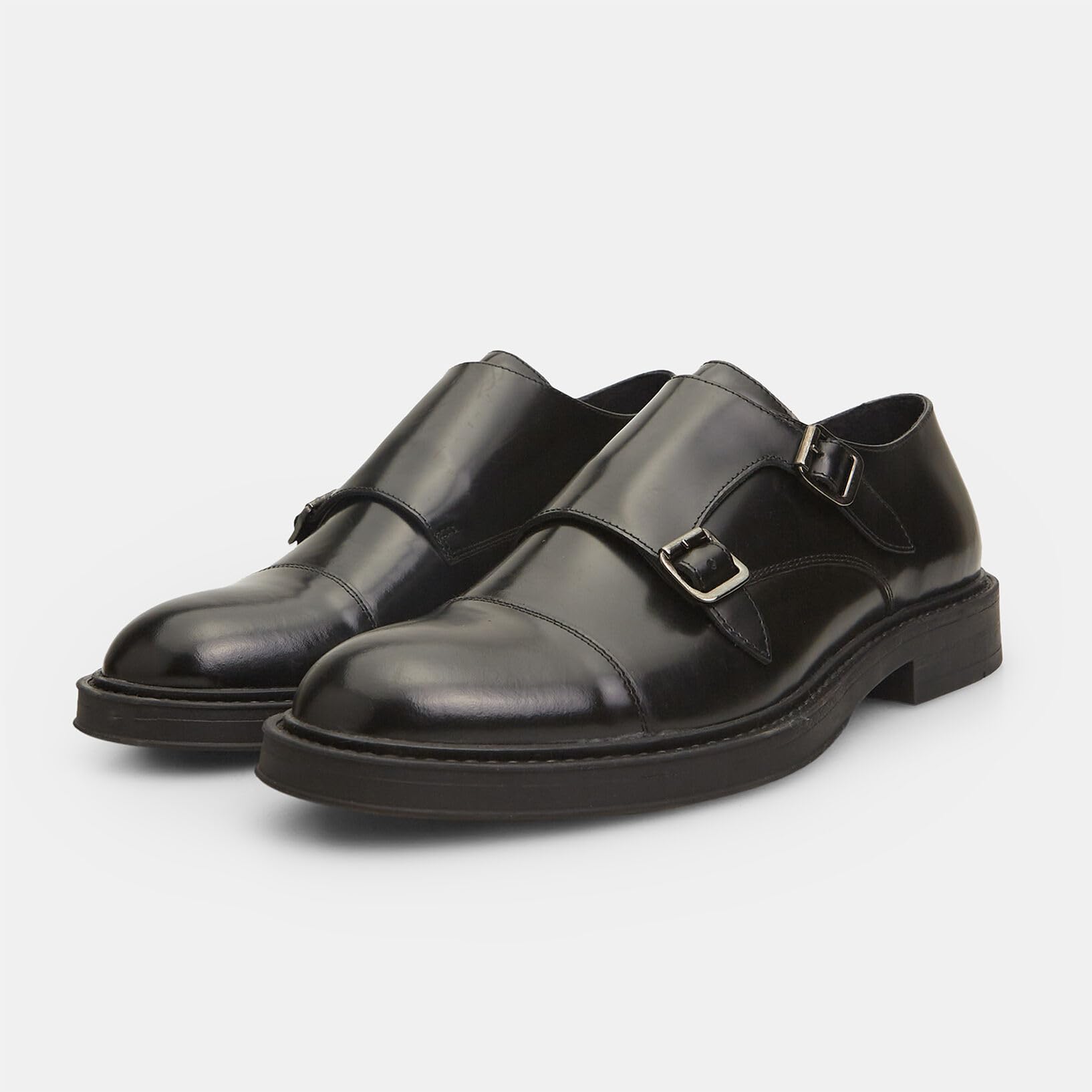 Bata Chaussures à lacets cuir homme doubles boucles