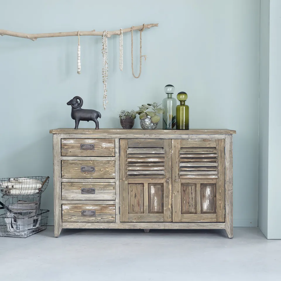 Berah Getah Victor buffet pin recyclé 140 cm