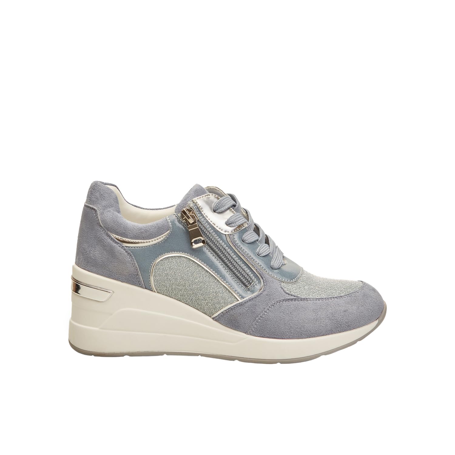 Bata Sneakers Femme Zip Baskets Semelle Plate Décontractée