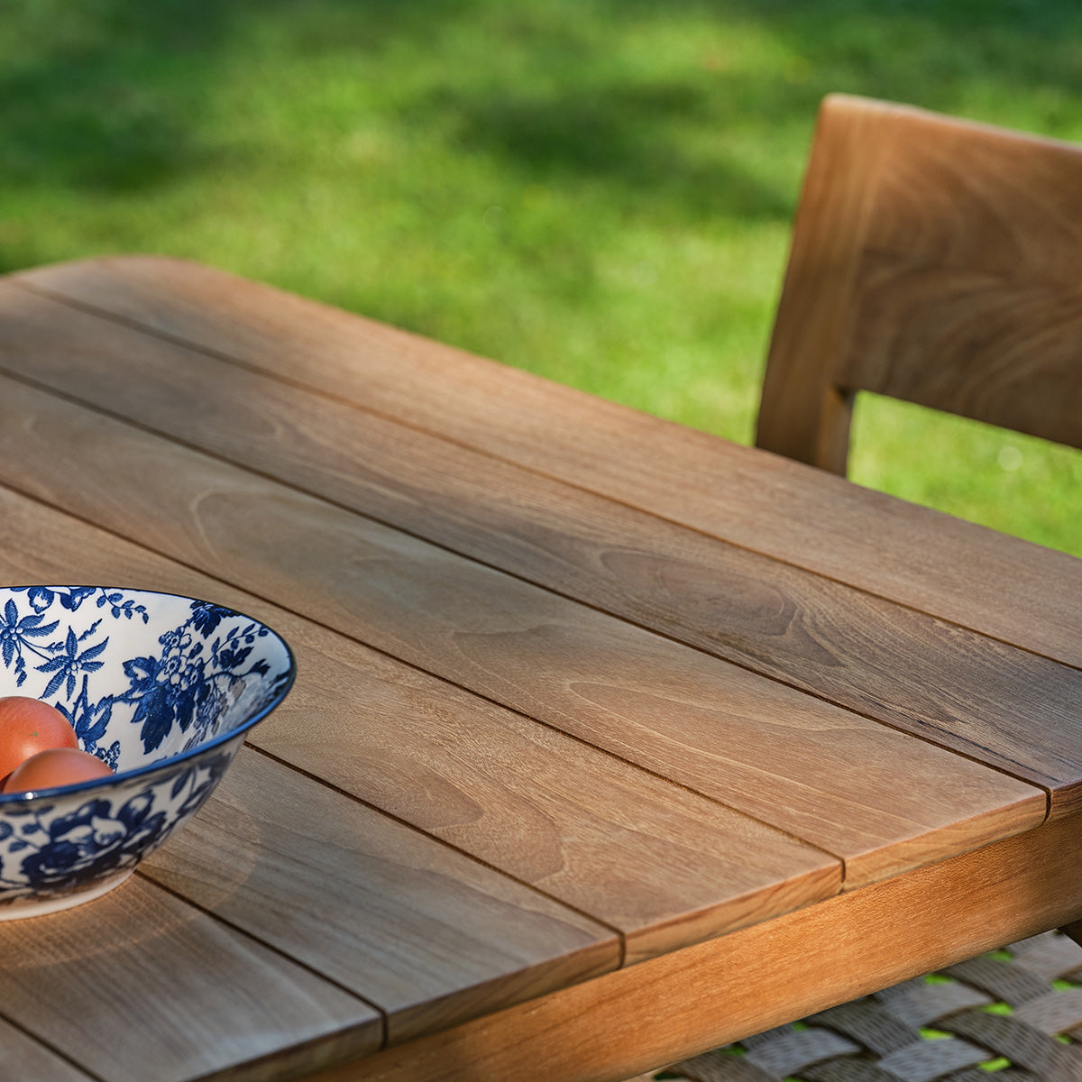 Berah Getah PIANA table jardin teck 100 cm 4 pers.