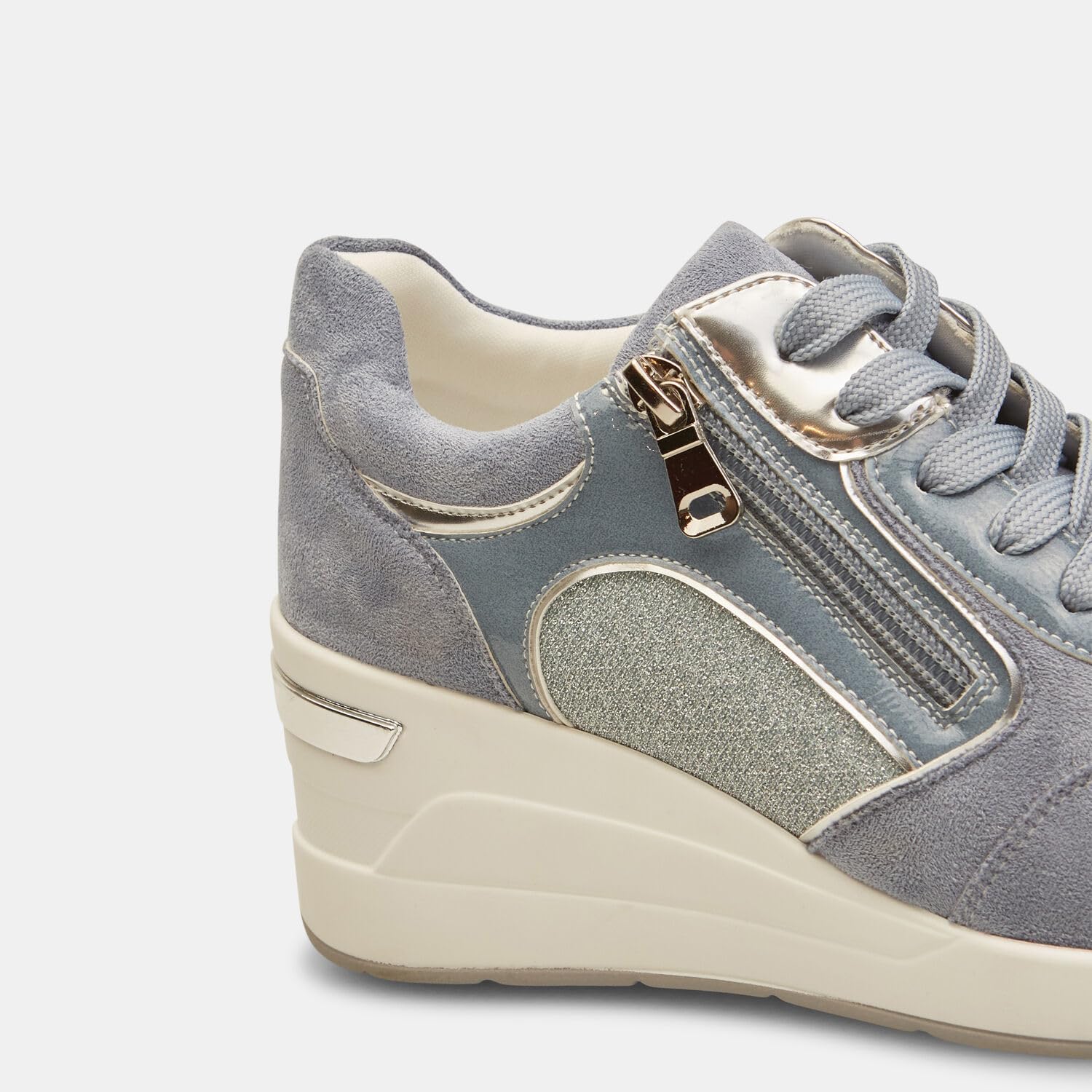 Bata Sneakers Femme Zip Baskets Semelle Plate Décontractée