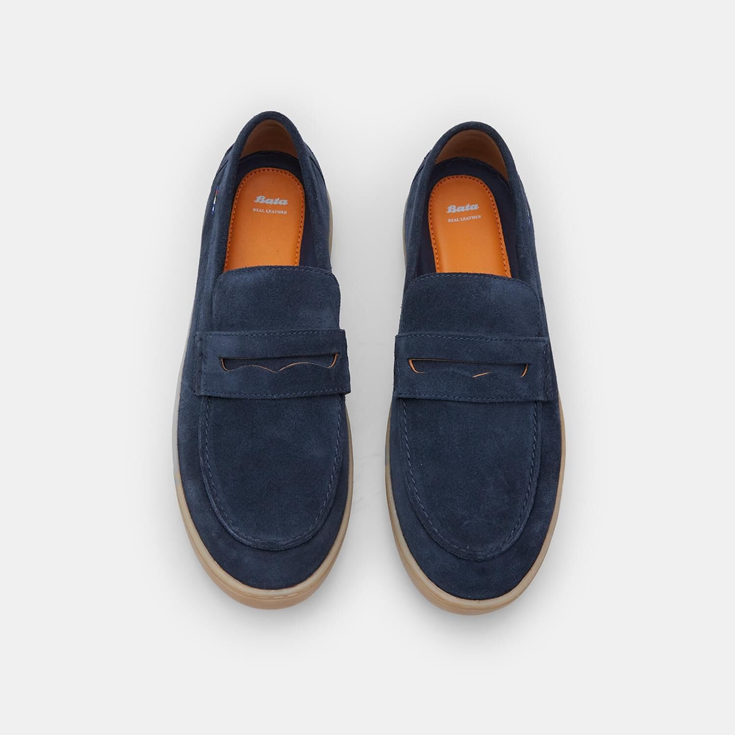 Bata Mocassins Daim Homme Élégants Confort Quotidien