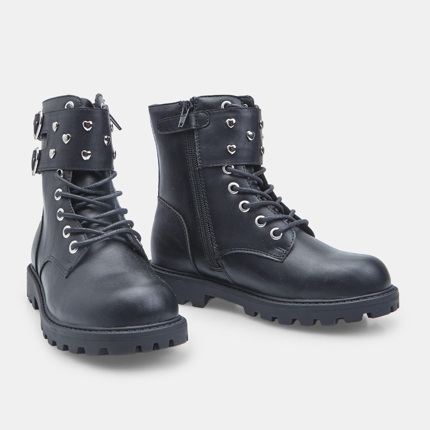 Bata Bottines fille lacets boucles boots 33 EU mode