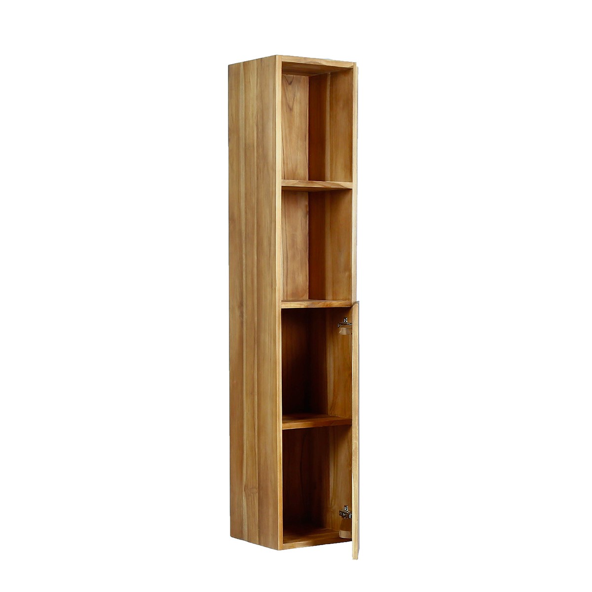 Berah Getah colonne salle de bain teck 150 cm suspendue
