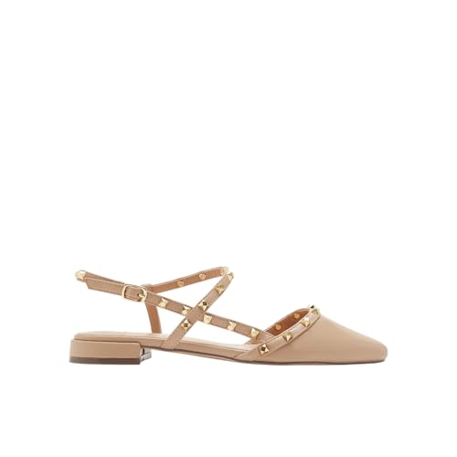 Bata Ballerines pointues cloutées plates