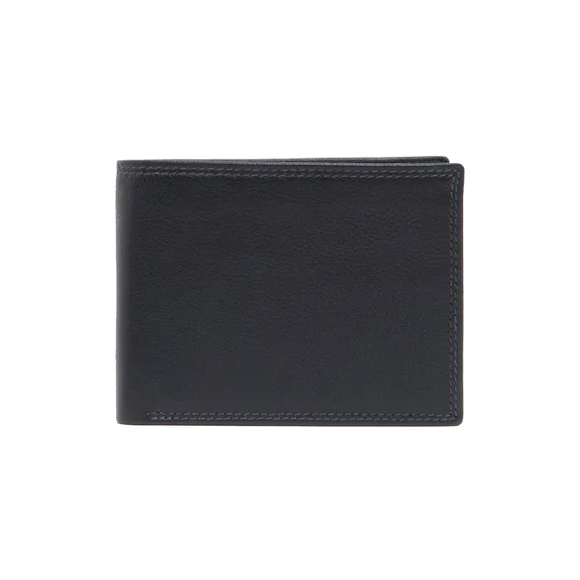 Bata Portefeuilles portefeuille cuir bleu véritable