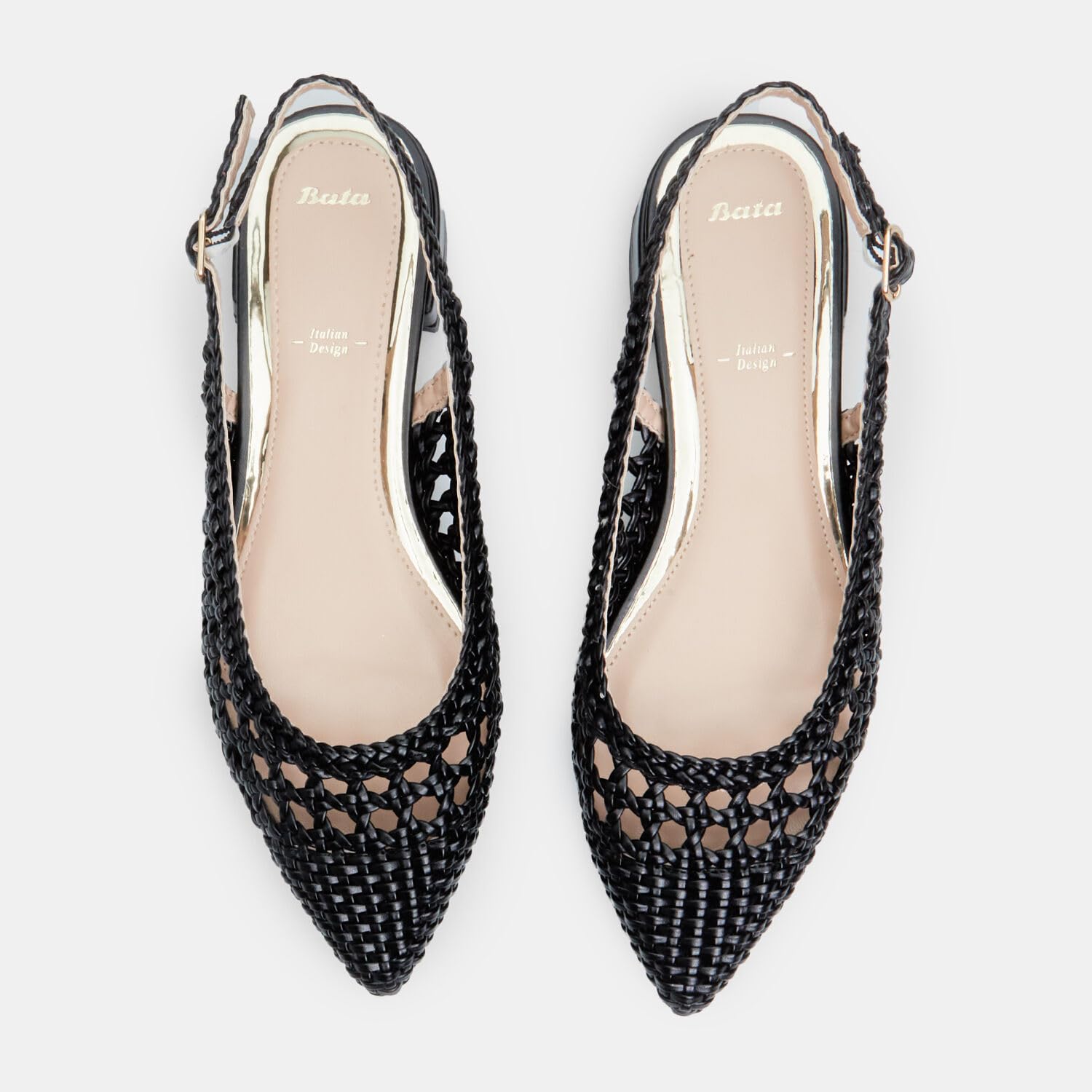 Bata Ballerines perforées ballerines femme légères confort