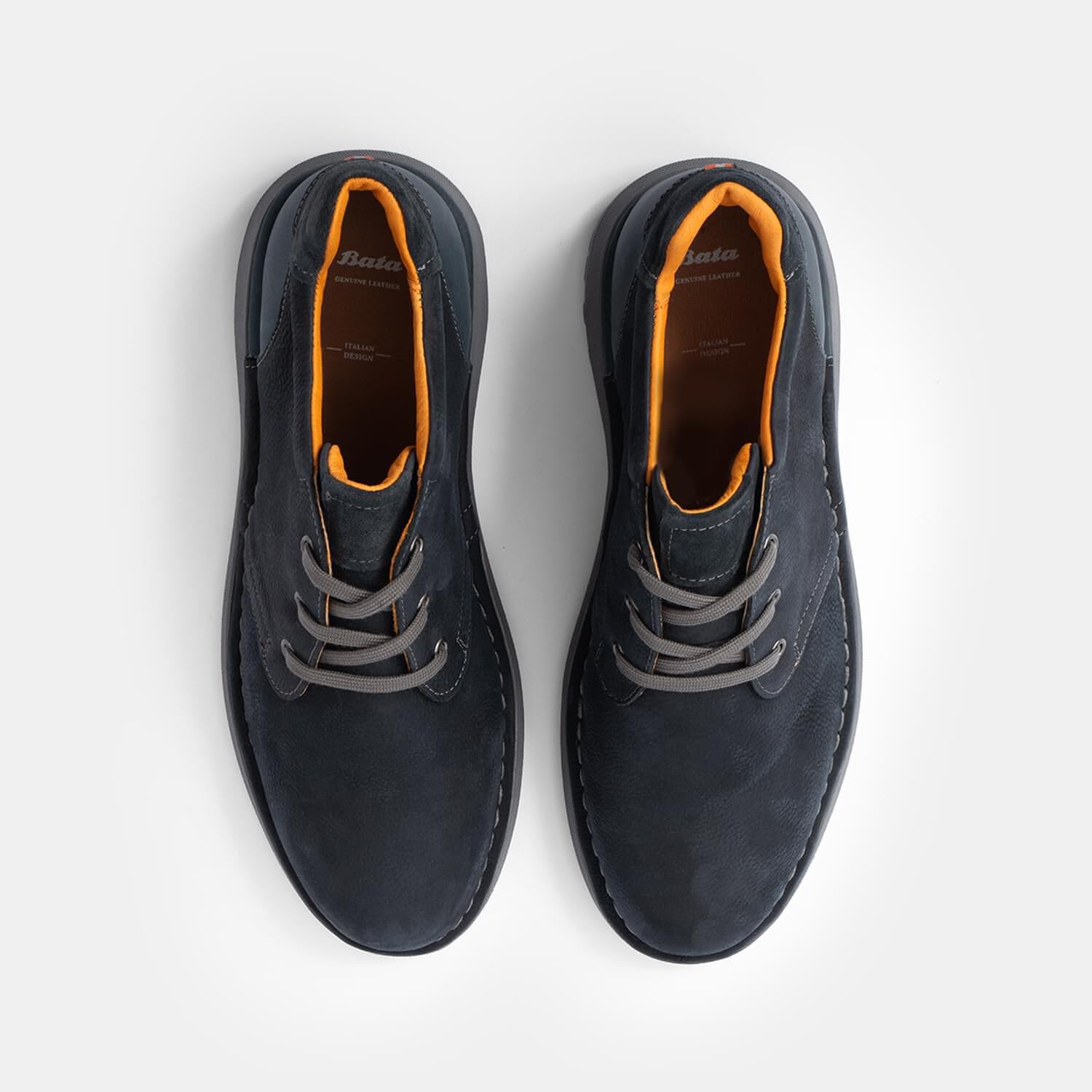 Bata chaussures lacets homme nubuck montantes