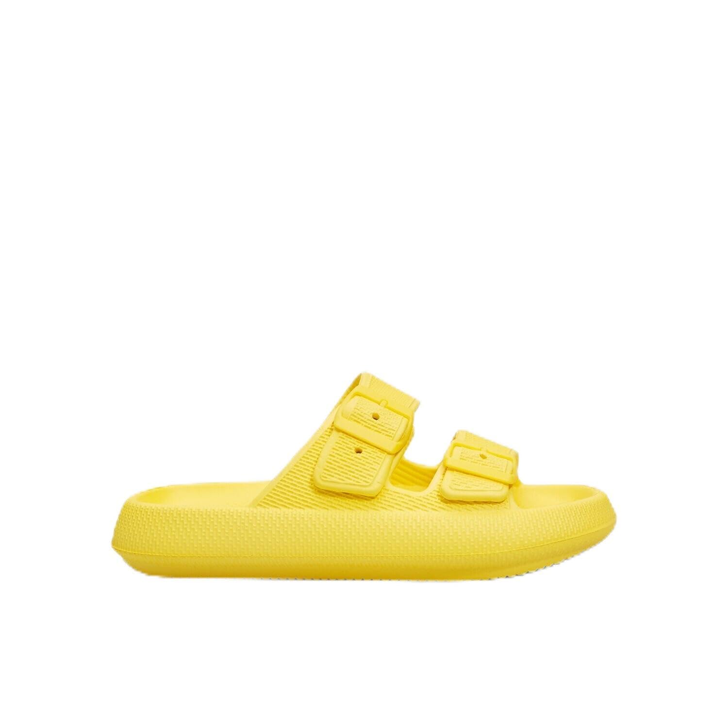 Bata Mules plates femme brides bleues