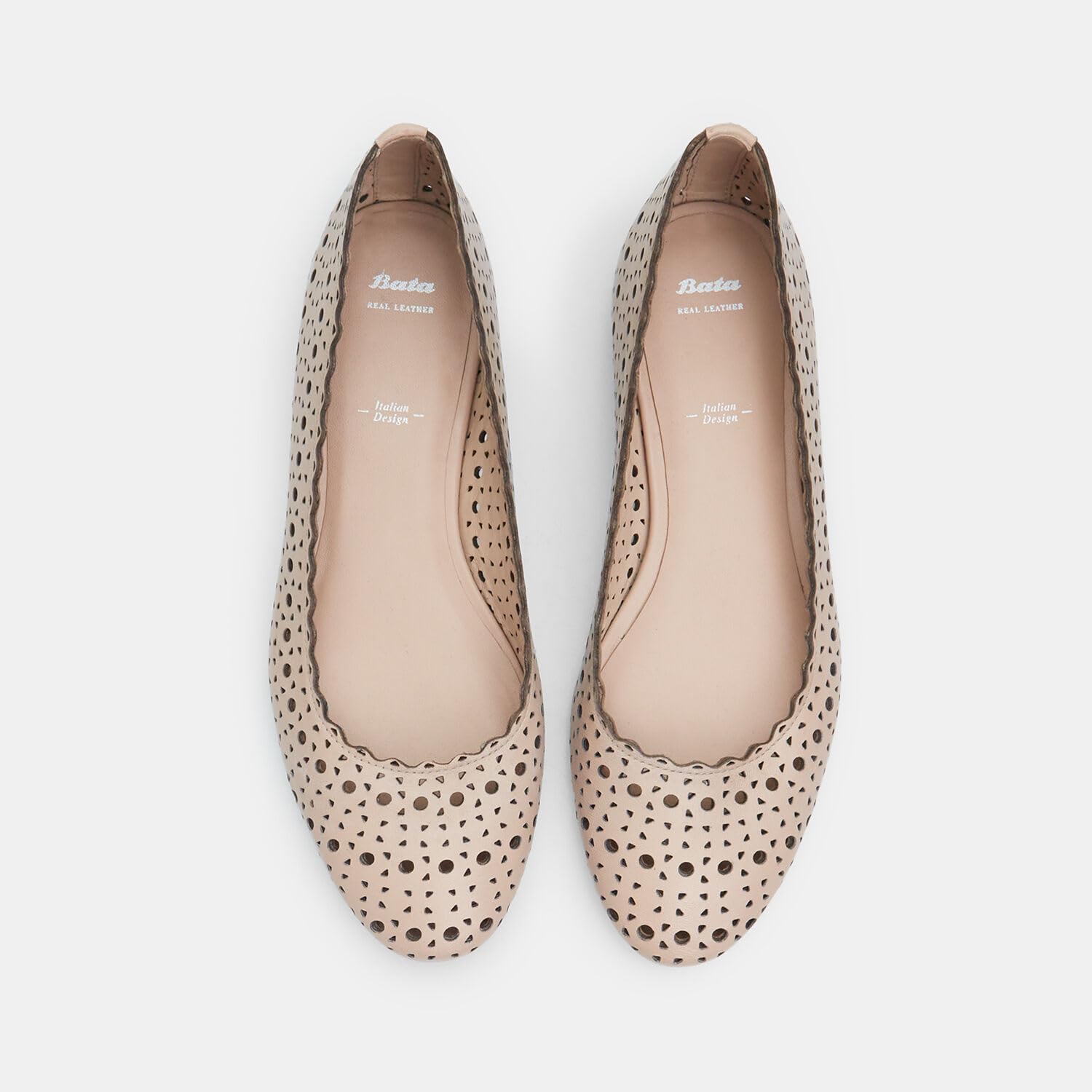 Bata Ballerines Femme Cuir Souples Usage Quotidien