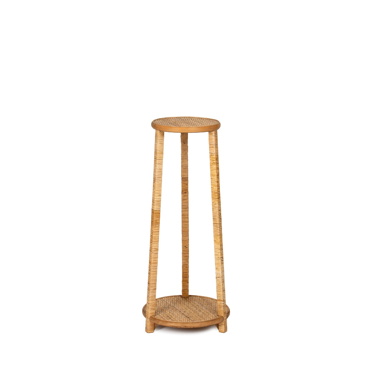 Andrea House Support plante rotin et bois