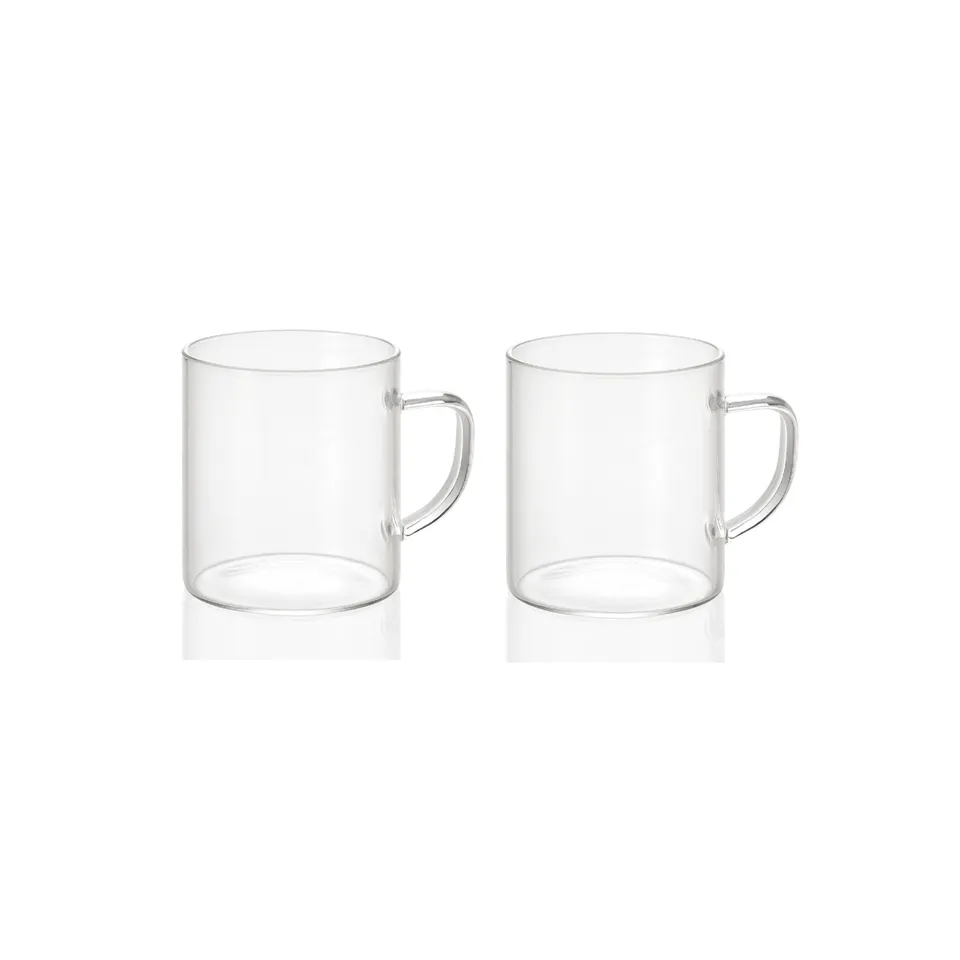 Andrea House set 2 tasses café thé verre