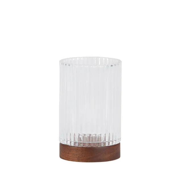 Andrea House Baño porte-brosses verre acacia