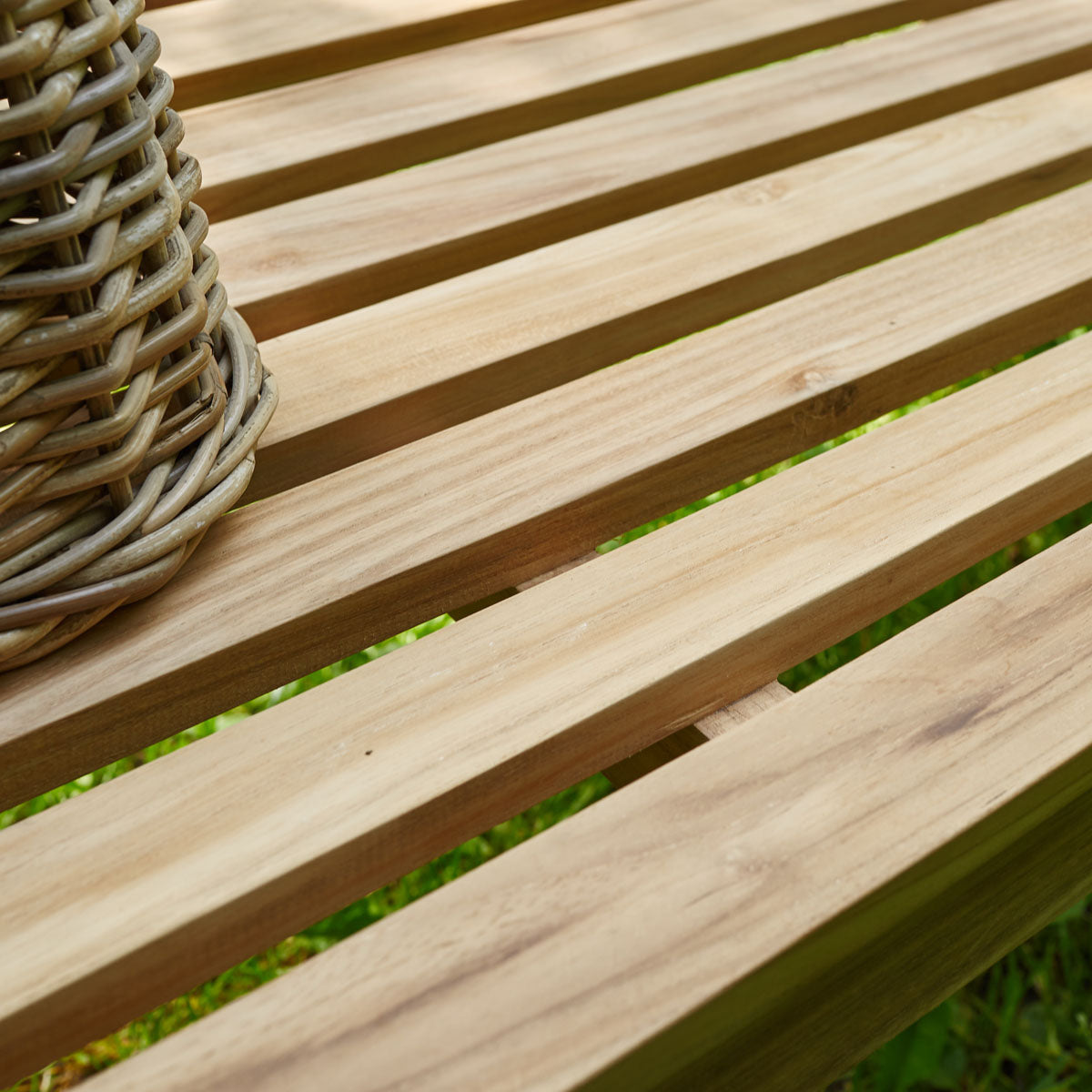 Berah Getah Midland banc de jardin 3 places teck massif