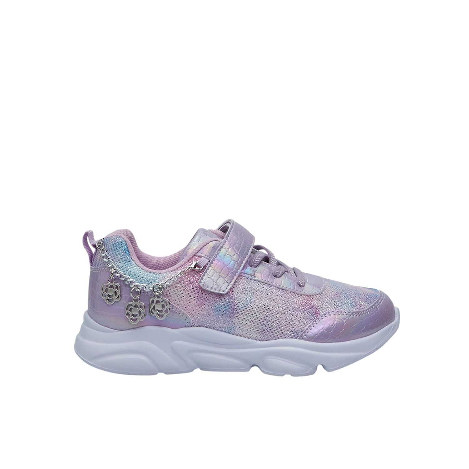 Bata Sneakers Fille Bride Charms Blancs Roses TPR