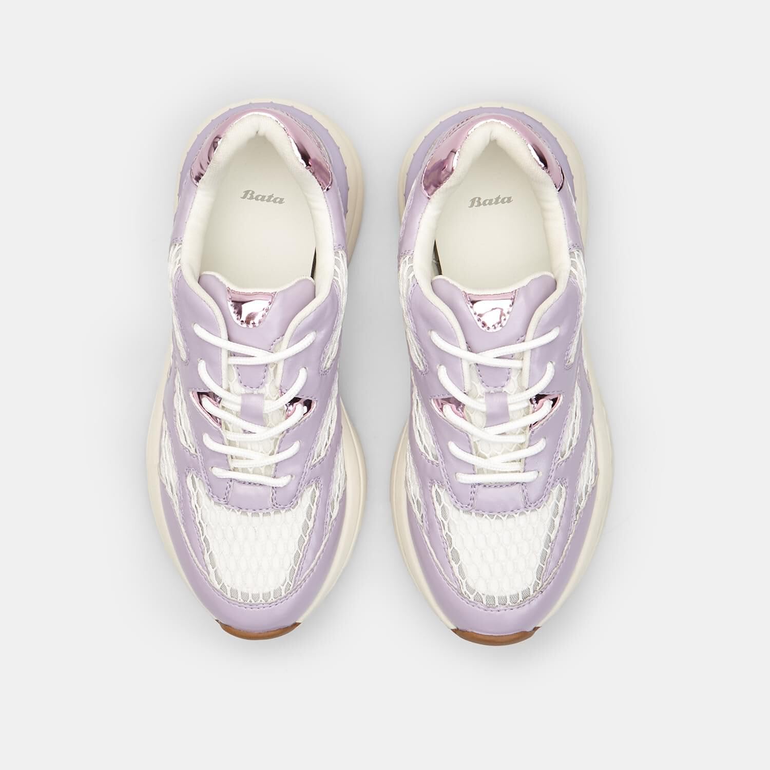 Bata Sneakers baskets femme violet confort léger