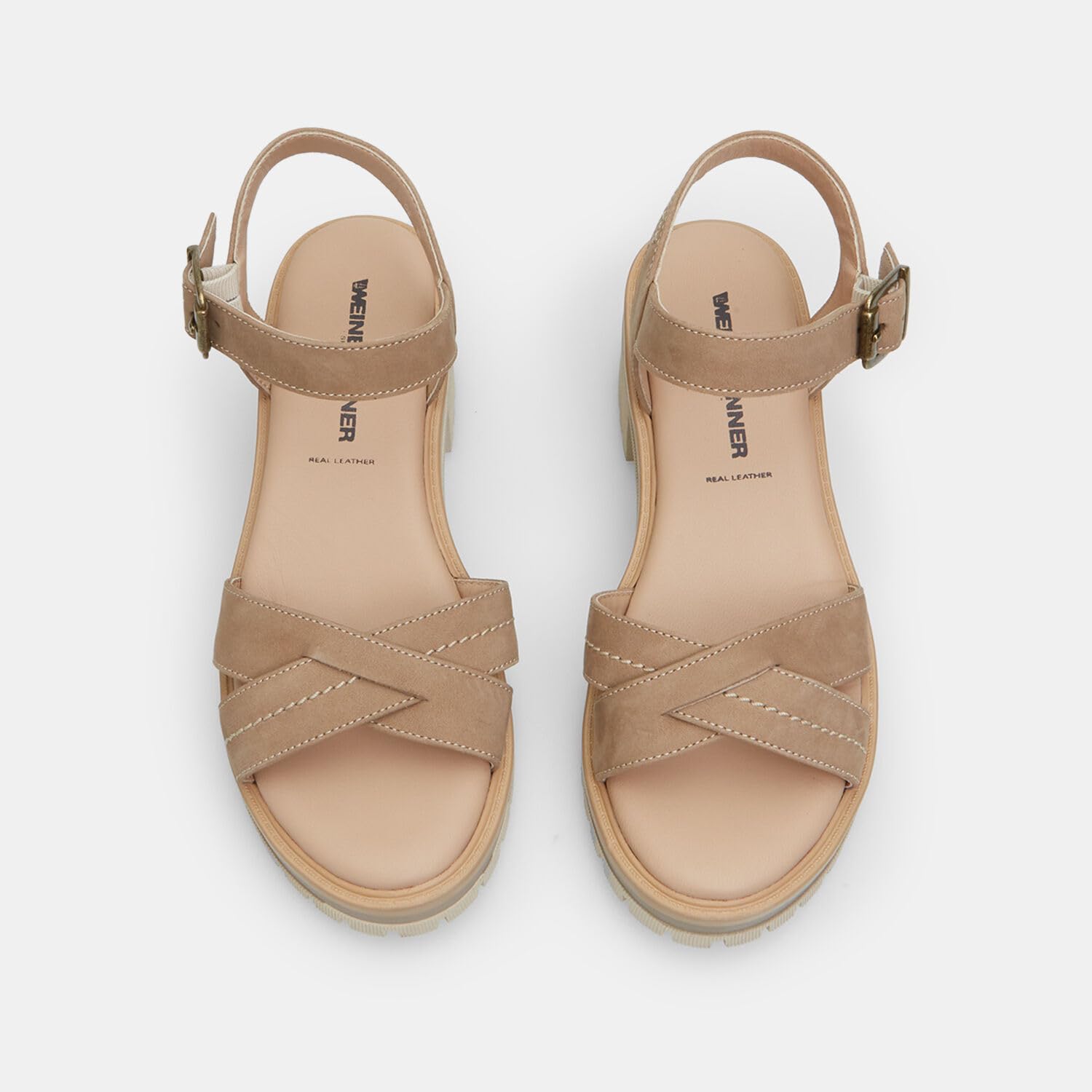 Bata Weinbrenner sandales femme nubuck talon 5 cm